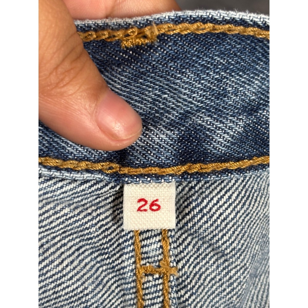 Levi's Denim‎ Mini Skirt Size 26 Blue Jean Skirt Womens Casual - Picture 2 of 10